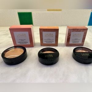 Laura Geller new swatched powder foundations Golden Medium